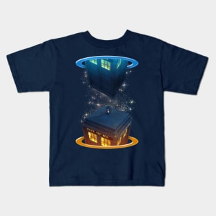 Tardis Portal Kids T-Shirt